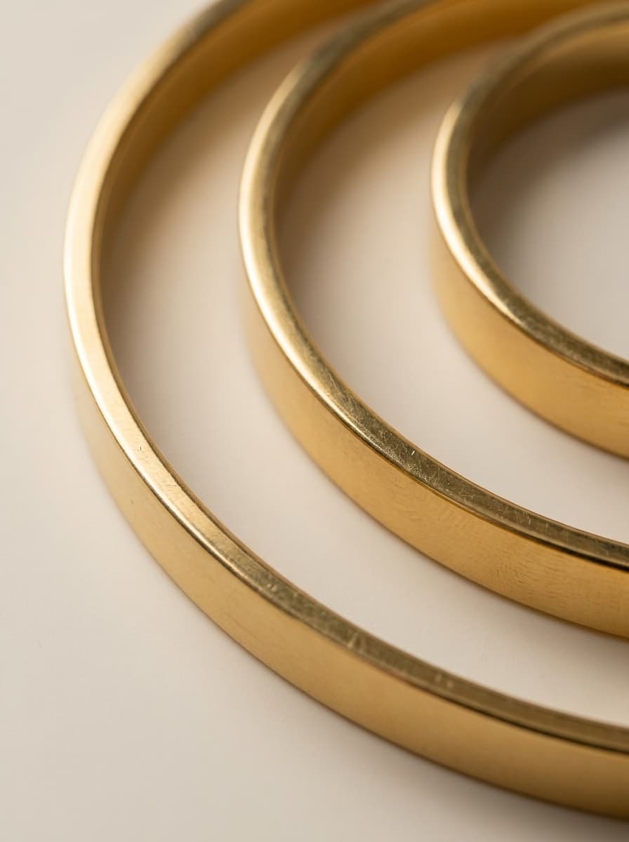Trio Brincos Argola Grande Quadrada Aço Cirúrgico 316L Dourado — imagem 4