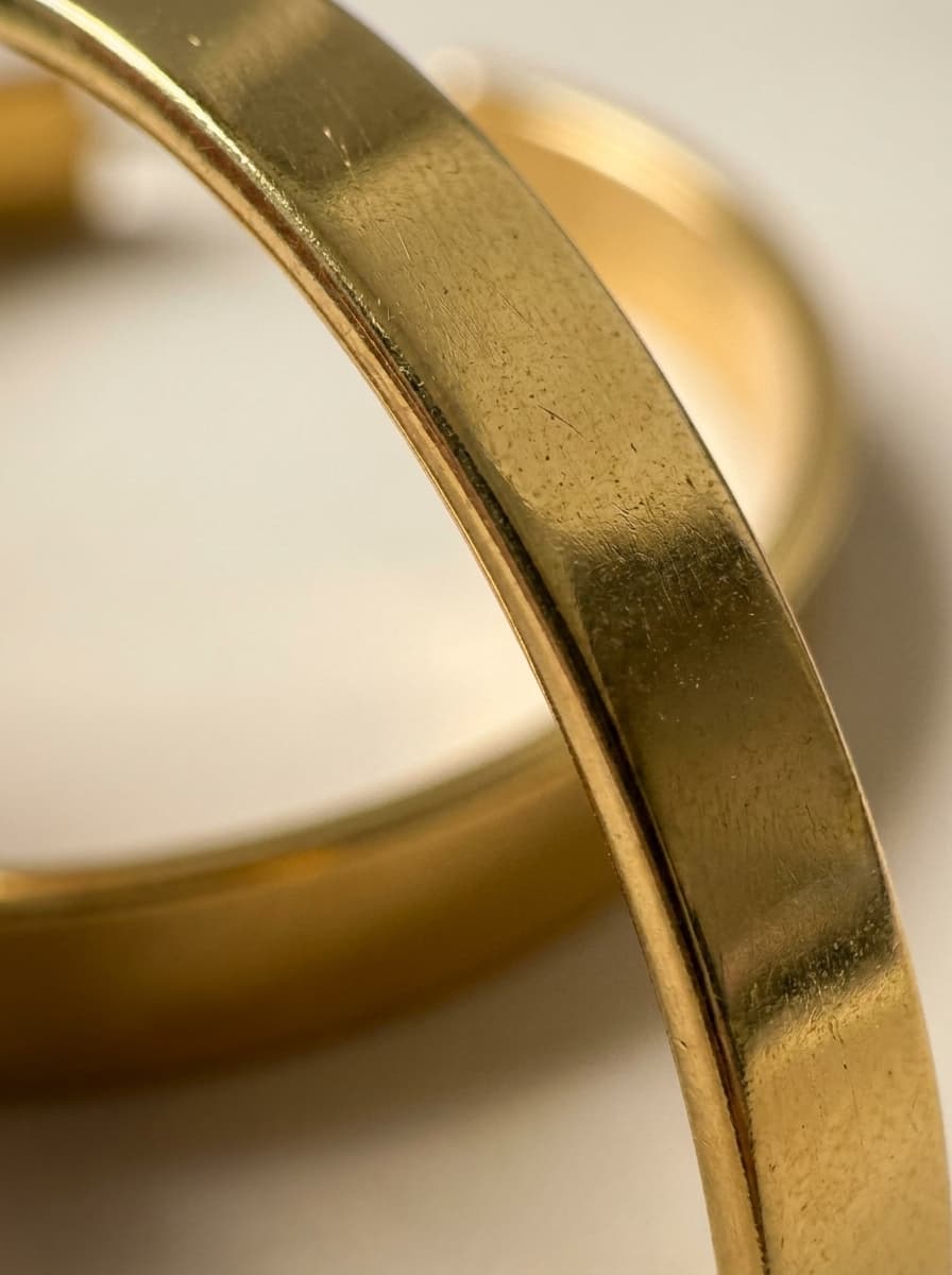 Trio Brincos Argola Grande Quadrada Aço Cirúrgico 316L Dourado — imagem 3